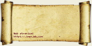 Jovana Vukadinović vizit kartica